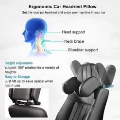 BENOBBY KIDS Repose ête Voiture, Voiture Oreillers à Assemblage Rapide Pour Le Voyage, Oreillers De Cou Appuie Tête De Siège Auto Pour Repos, Appui-tête Latéral De Siège D'auto Pour Adultes Enfants -France Coussin et housse de coussin Soldes Boutique 63940266 4