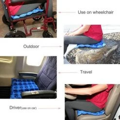 PERLE RARE Matelas Médical Gonflable En PVC Coussin Mobilité Gonflable Anti-escarres Tapis De Siège Pour Une Utilisation Assise Prolongée Pour Chaise Roulante Avec Pompe Gratuite 40 X 40 Cm Bleu 8 PERLE RARE Matelas Médical Gonflable En PVC Coussin Mobilité Gonflable Anti-escarres Tapis De Siège Pour Une Utilisation Assise Prolongée Pour Chaise Roulante Avec Pompe Gratuite 40 X 40 Cm Bleu -France Coussin et housse de coussin Soldes Boutique 63958417 4