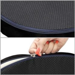 PERLE RARE Coussin Assise Mémoire De Forme - 41 X 33 X 6 Cm En Velours Noir - Coussin Orthopédique Coccyx Pour Soulager Hémorroïdes, Douleurs De La Prostate - Pour La Maison, La Voiture, Le Bureau -France Coussin et housse de coussin Soldes Boutique 63958671 3