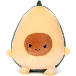 PERLE RARE Avocat En Peluche Mignon Avocat étreignant Oreiller Alimentaire En Forme De Fruits En Peluche Poupée Jouet Coussin Doux (30cm/11.81in)