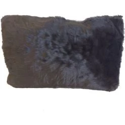 HOMEMAISON Coussin Imitation Vison Gris 30 X 50 Cm - Gris