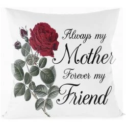 MALLOMNE Housses De Coussin D��coratives Pour La F��te Des M��res, Taies D'oreiller Carr��es