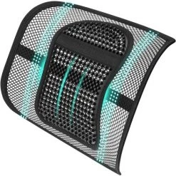 BENOBBY KIDS Support Dorsal - Coussin De Siège Arrière En Maille Pour Chaise De Bureau, Siège De Voiture, Maison