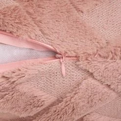 BAICCCF Coussin Et Housse De Coussin Lot De 2 Housses De Coussin Roses 45 X 45 Cm, Housses De Coussin Décoratives De Ferme Avec Taies D'oreiller Carrées En Velours De Laine De Luxe Pour Canapé, Chambre à Coucher, Voiture - Rose -France Coussin et housse de coussin Soldes Boutique 64107340 3