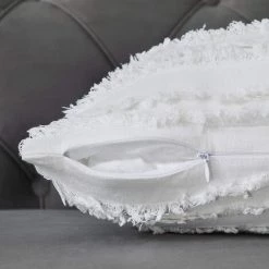 BAICCCF Coussin Et Housse De Coussin Lot De 2 Housses De Coussin Blanc Ivoire Pour Canapé Canapé Chaise, Coussins Décoratifs En Coton Et Lin Housses De Coussin, 35 X 50 Cm - Blanc Ivoire -France Coussin et housse de coussin Soldes Boutique 64107361 4