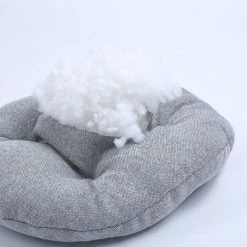 CARILLONSàVENT Coussin De Chaise Rond Coussin De Siège En Polyester Avec Arc Pour La Maison Jardin Balcon Salle à Manger Coussin De Chaise épais Coussin Coussin Coussin De Sol Gris 45 * 45cm Carivent -France Coussin et housse de coussin Soldes Boutique 64138657 3