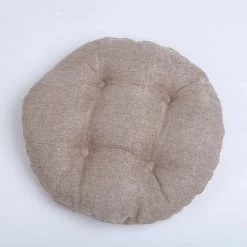 CARILLONSàVENT Rond Coussin De Chaise Galette De Chaise Pour Maison Bureau Jardin Coussin Decoratif Pour Terrasse Tatami Siège Intérieur Extérieur Café ,30 * 30cm（Couleur Café） Carivent