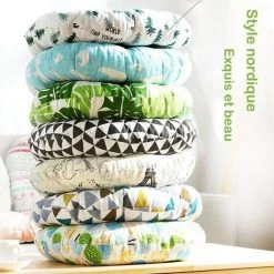 CARILLONSàVENT Carivent Galette De Chaise Ronde - 1 Pcs - D 40 Cm - Coussin Oussin D'assise Pad Tatami Coussin Pour Home Voiture Chaise De Bureau, Coussin D'assise Coussinets 7 CARILLONSàVENT Carivent Galette De Chaise Ronde - 1 Pcs - D 40 Cm - Coussin Oussin D'assise Pad Tatami Coussin Pour Home Voiture Chaise De Bureau, Coussin D'assise Coussinets -France Coussin et housse de coussin Soldes Boutique 64143299 3