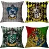 REGALI 4 Pièces Harry Potter Coupe De Feu Lin Housse De Coussin Impression Jeter Taie D'oreiller Taie D'oreiller Maison Canapé-lit Décor 45x45 Cm