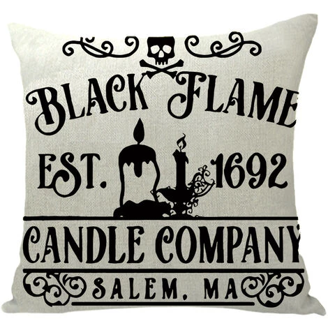 REGALI 4 Pièces Halloween Sorcière Citrouille Housse De Coussin Impression Jeter Taie D'oreiller Taie D'oreiller Maison Canapé-lit Décor 45 X 45 Cm (B) 2 REGALI 4 Pièces Halloween Sorcière Citrouille Housse De Coussin Impression Jeter Taie D'oreiller Taie D'oreiller Maison Canapé-lit Décor 45 X 45 Cm (B) – Image 2