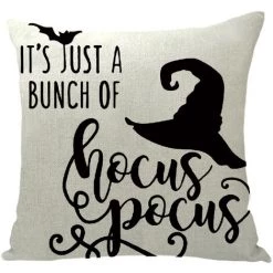 REGALI 4 Pièces Halloween Sorcière Citrouille Housse De Coussin Impression Jeter Taie D'oreiller Taie D'oreiller Maison Canapé-lit Décor 45 X 45 Cm (B) 9 REGALI 4 Pièces Halloween Sorcière Citrouille Housse De Coussin Impression Jeter Taie D'oreiller Taie D'oreiller Maison Canapé-lit Décor 45 X 45 Cm (B) -France Coussin et housse de coussin Soldes Boutique 64143979 5