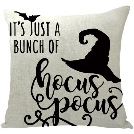 REGALI 4 Pièces Halloween Sorcière Citrouille Housse De Coussin Impression Jeter Taie D'oreiller Taie D'oreiller Maison Canapé-lit Décor 45 X 45 Cm (B) 5 REGALI 4 Pièces Halloween Sorcière Citrouille Housse De Coussin Impression Jeter Taie D'oreiller Taie D'oreiller Maison Canapé-lit Décor 45 X 45 Cm (B) – Image 5