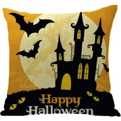 REGALI 4 Pièces Halloween Sorcière Citrouille Housse De Coussin Impression Jeter Taie D'oreiller Taie D'oreiller Maison Canapé-lit Décor 45 X 45 Cm (A) 8 REGALI 4 Pièces Halloween Sorcière Citrouille Housse De Coussin Impression Jeter Taie D'oreiller Taie D'oreiller Maison Canapé-lit Décor 45 X 45 Cm (A) -France Coussin et housse de coussin Soldes Boutique 64144118 4