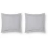 VENTEMEUBLESONLINE PACK 2 HOUSSES DE COUSSIN 60 X