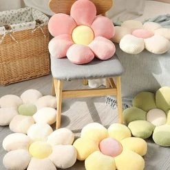 BENOBBY KIDS Oreiller De Sol En Fleur Mignon Indie Room Decor Coussin En Coton à Pétales Pour Canapé Chaise En Peluche Fleur Jouets En Peluche Oreiller En Peluche - Pétales Roses (40cm) -France Coussin et housse de coussin Soldes Boutique 64373495 4