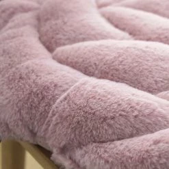 BF Coussin Rond De Coussin De Chaise D'étudiant En Peluche Rose épaissi (blanc) -France Coussin et housse de coussin Soldes Boutique 64386997 5