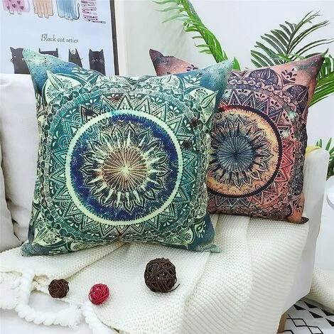 PERLE RARE Housse De Coussin 45x45, Lot De 4 Coton Et Lin Décoratif Canapé Home Decor Taie D'oreiller Super Doux Decoration Maison Salon Chambre Pour Canapé 3 PERLE RARE Housse De Coussin 45x45, Lot De 4 Coton Et Lin Décoratif Canapé Home Decor Taie D'oreiller Super Doux Decoration Maison Salon Chambre Pour Canapé – Image 3