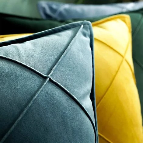 MINKUROW Ensemble De Housse De Coussin Doux Et Simple En Velours De Haute Qualité, Housse De Coussin Décorative Pour Canapé (45 * 45 Cm (1 Vert Clair)) 5 MINKUROW Ensemble De Housse De Coussin Doux Et Simple En Velours De Haute Qualité, Housse De Coussin Décorative Pour Canapé (45 * 45 Cm (1 Vert Clair)) – Image 5