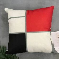 Dontodent Housse De Coussin, Lot De 4 En Coton Et Lin Moderne Noir Rouge Géométrique Modèle Décoratif Taie D'oreiller Décoration Pour Canapé Chambre Maison 45 X 45 Cm 7 Dontodent Housse De Coussin, Lot De 4 En Coton Et Lin Moderne Noir Rouge Géométrique Modèle Décoratif Taie D'oreiller Décoration Pour Canapé Chambre Maison 45 X 45 Cm -France Coussin et housse de coussin Soldes Boutique 64860685 4