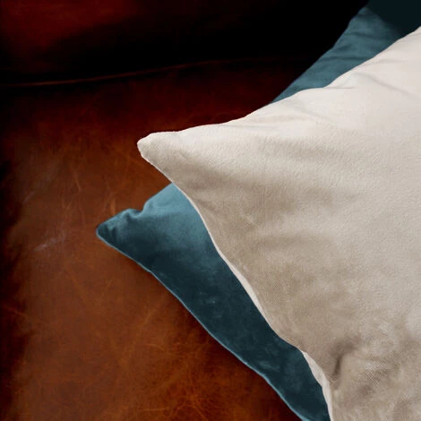 HOMEMAISON Coussin En Velours Avec Zip Déco Naturel 40 X 40cm - Naturel 3 HOMEMAISON Coussin En Velours Avec Zip Déco Naturel 40 X 40cm - Naturel – Image 3