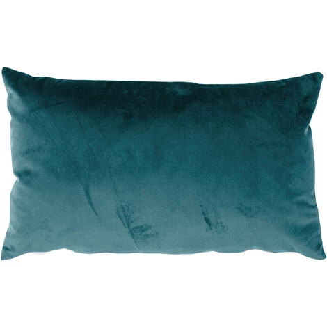 HOMEMAISON Coussin Déhoussable En Velours Uni Lagon 30 X 50 Cm - Lagon 1 HOMEMAISON Coussin Déhoussable En Velours Uni Lagon 30 X 50 Cm - Lagon