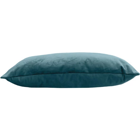 HOMEMAISON Coussin Déhoussable En Velours Uni Lagon 30 X 50 Cm - Lagon 2 HOMEMAISON Coussin Déhoussable En Velours Uni Lagon 30 X 50 Cm - Lagon – Image 2