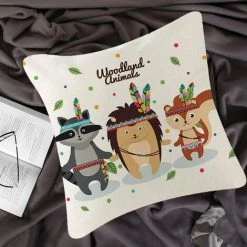 BEARSU Housses De Coussin Lin, Animaux De Dessin Animé Coloré, Décoratif Canapé Taie D'oreiller Decoration Canapé D'extérieur Pour Chambre, Chambre D'enfants, Chaise, Lit, Jardin 45x45CM, Set De 4 8 BEARSU Housses De Coussin Lin, Animaux De Dessin Animé Coloré, Décoratif Canapé Taie D'oreiller Decoration Canapé D'extérieur Pour Chambre, Chambre D'enfants, Chaise, Lit, Jardin 45x45CM, Set De 4 -France Coussin et housse de coussin Soldes Boutique 65098665 4