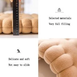 LITZEE Coussins De Chaise D'IntéRieur - Lot De 1 Coussin De Chaise 40x45 Galette De Chaise Carre Pour Salle à Manger Salon Chaise De Bureau Cuisine IntéRieur Confortable Lavabl,Light Coffee Color 7 LITZEE Coussins De Chaise D'IntéRieur - Lot De 1 Coussin De Chaise 40x45 Galette De Chaise Carre Pour Salle à Manger Salon Chaise De Bureau Cuisine IntéRieur Confortable Lavabl,Light Coffee Color -France Coussin et housse de coussin Soldes Boutique 65109599 3