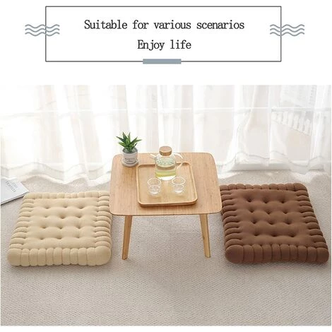 LITZEE Coussins De Chaise D'IntéRieur - Lot De 1 Coussin De Chaise 40x45 Galette De Chaise Carre Pour Salle à Manger Salon Chaise De Bureau Cuisine IntéRieur Confortable Lavabl,Light Coffee Color 4 LITZEE Coussins De Chaise D'IntéRieur - Lot De 1 Coussin De Chaise 40x45 Galette De Chaise Carre Pour Salle à Manger Salon Chaise De Bureau Cuisine IntéRieur Confortable Lavabl,Light Coffee Color – Image 4