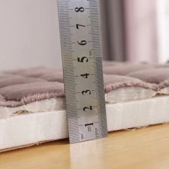 LITZEE 2 Packs Petits Coussins De Tabouret Antidérapants Ronds Siège Cuisine & Salle à Manger Ronde Tabouret Haut Tabouret Coussins De Chaise Éponge Coussin De Siège Ferme Avec Attach(bleu) -France Coussin et housse de coussin Soldes Boutique 65109733 3