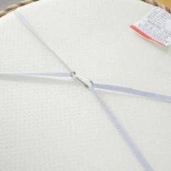 LITZEE 2 Packs Petits Coussins De Tabouret Antidérapants Ronds Siège Cuisine & Salle à Manger Ronde Tabouret Haut Tabouret Coussins De Chaise Éponge Coussin De Siège Ferme Avec Attach(bleu) -France Coussin et housse de coussin Soldes Boutique 65109733 4