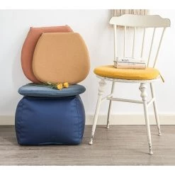 BF Coussin De Chaise En Mousse à Mémoire De Forme épaissie Coussin De Chaise De Cuisine En Forme De Fer à Cheval Facile à Nettoyer Kaki Respirant Antidérapant -France Coussin et housse de coussin Soldes Boutique 65270613 3