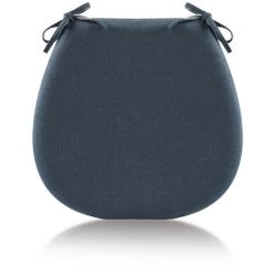 BF Coussin De Chaise En Mousse à Mémoire épaissie Coussin De Chaise De Cuisine En Forme De Fer à Cheval Facile à Nettoyer Antidérapant Respirant Bleu Foncé