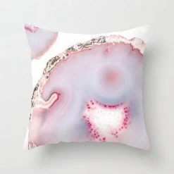 Yoouyida Taie D'Oreiller Colore 45 * 45CM Geometrique Marbre Texture Taie D'Oreiller Super Doux Throw Lit Housse De Coussin Protecteur, Type 8 - Type 8