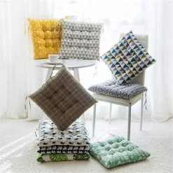 Coussins De Chaise Coussin De Siège Intérieur Extérieur Salle à Manger Jardin 40x40cm Vaisselle (rond) S'arêern -France Coussin et housse de coussin Soldes Boutique 65360019 4