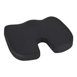 BDD Quatre Saisons épaississement Général Belles Fesses Fesses Pendant Longtemps Pas Fatigué Coussin De Chaise De Bureau étudiant Gros Coussin En Mousse à Mémoire En Forme De U Noir