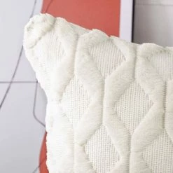 KAEJYIUT 2 Pcs Doux Peluche Laine Courte Velours Décoratif Housses De Coussin Luxe Style Pour Canapé Chambre Beige 45x45 Cm -France Coussin et housse de coussin Soldes Boutique 65391419 3