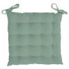 Dessus De Chaise Capitonné En Microfibre Lavée BOHEME Vert Eau, Par Soleil D'Ocre - Vert