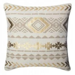 EASY Housse Cous Etnik Gold Li40x40, Beige