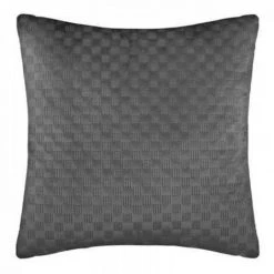 EASY Coussin En Velours Emb Dolce Gr 40x40, Gris