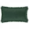 EASY Coussin Frange Cedre 30x50, Vert Cèdre