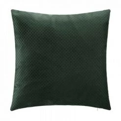 EASY Coussin En Velours Emb Bulle Ced45x45, Vert Cèdre