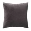 EASY Coussin En Velours Emb Bulle Gr 45x45, Gris