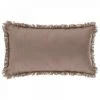 EASY Coussin Frange Taupe 30x50, Taupe