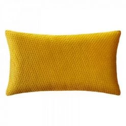 EASY Coussin En Velours Emb Dolce Oc 38x58, Ocre