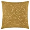 EASY Coussin En Velours Cut Edi Oc 40x40, Ocre