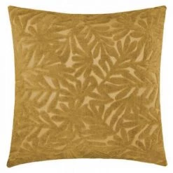EASY Coussin En Velours Cut Edi Oc 40x40, Ocre