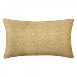 EASY Coussin En Velours Imprimée Dolce Oc 30x50, Ocre