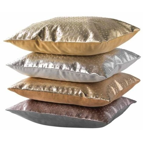 LC Coussin Déhoussable Compresse, Cuivre, 40x40x15, P 3 LC Coussin Déhoussable Compresse, Cuivre, 40x40x15, P – Image 3