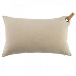 LC Coussin Déhoussable, Naturel 30 X 50 Cm, Effet Lin